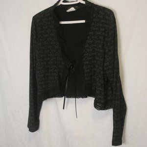 Long Sleeve Sparkling Loungewear Bolero